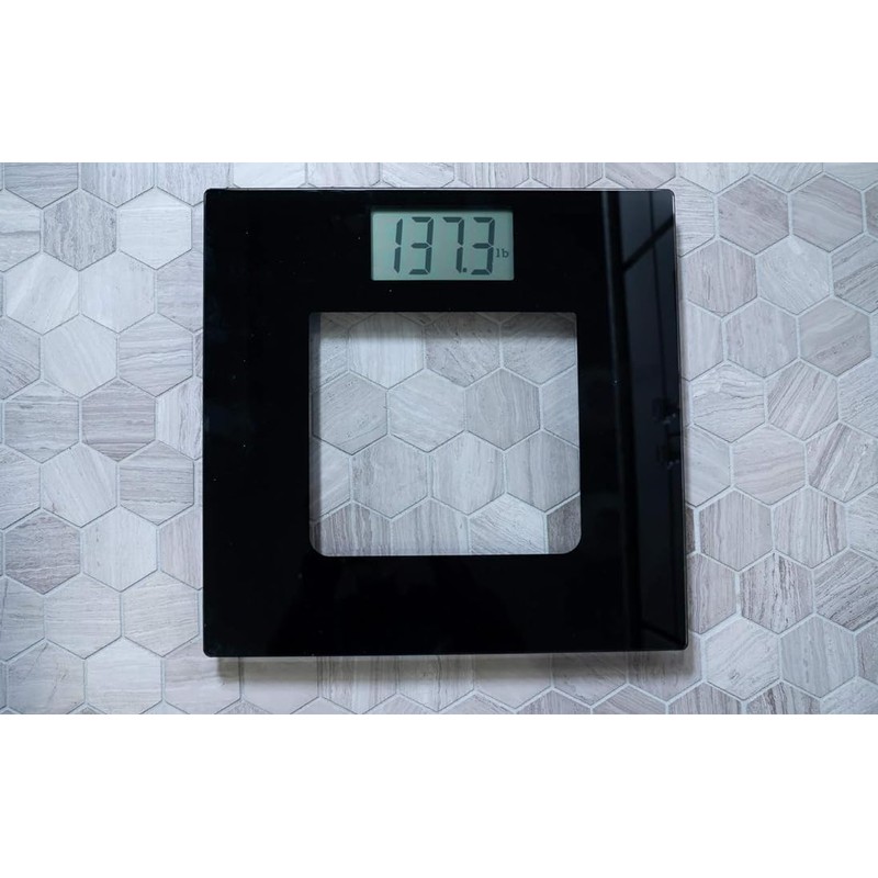 Talking Digital Scale Extra Wide Glass - Accurate Visual &