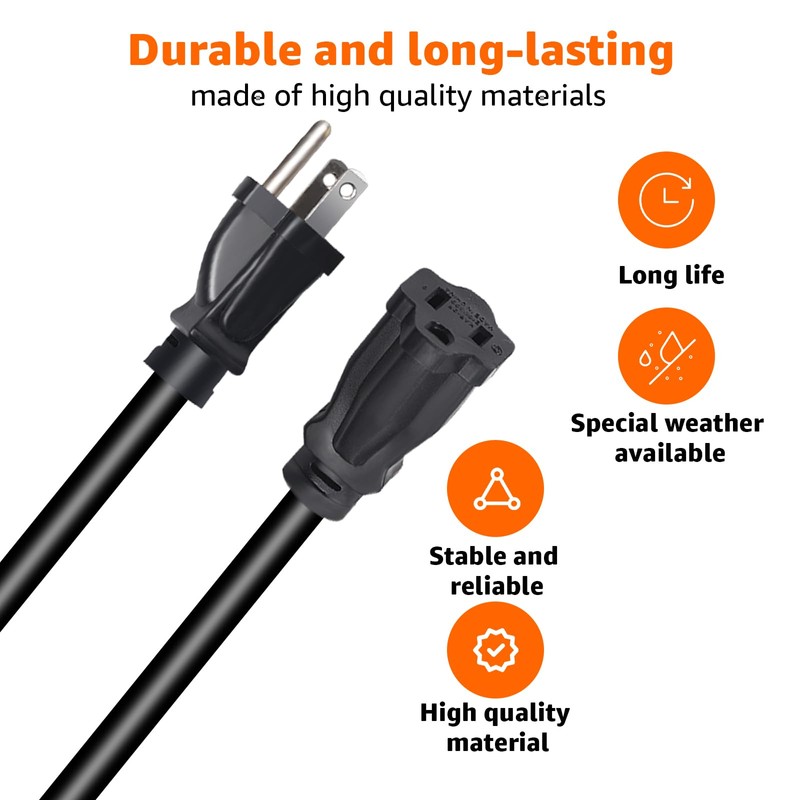 Aomitop 02483100 Snow Blower Power Cord, Compatible With Ariens Snowblower