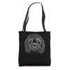 Line Art Cockapoo Cockerpoo Tote Bag
