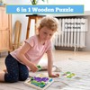 Montessori 3D Wooden Puzzle, Educational Wooden Puzzle for 1 Year