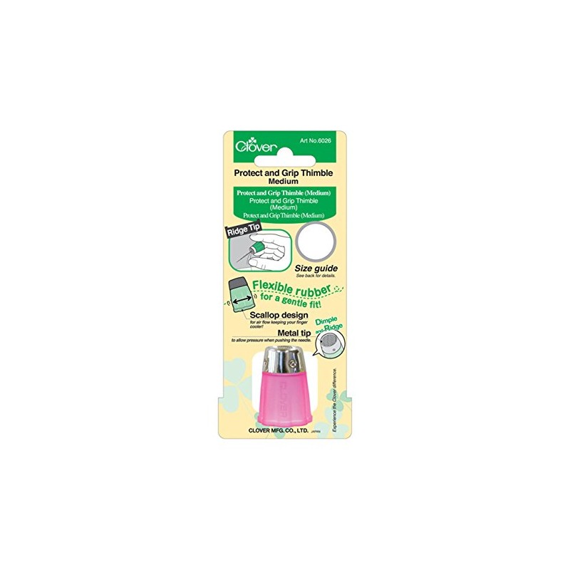 Clover Protect & Grip Thimble-Medium