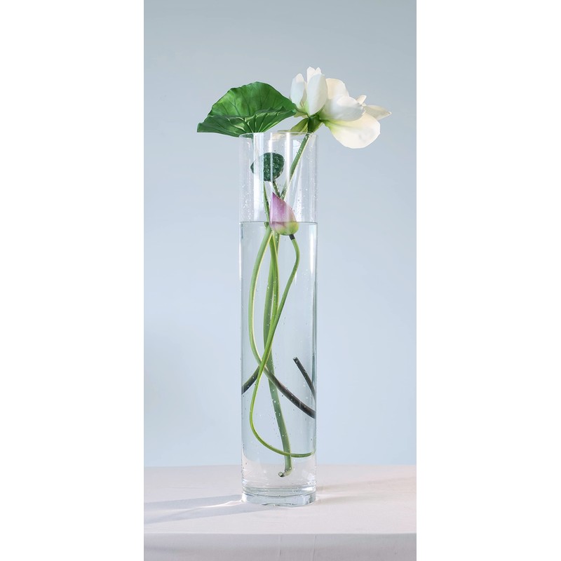 FOYER 2300033 Unbreakable Flower Base Polycarbonate, Stylish, Height 9.8 inches