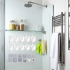 Jowxsx 10Pcs Transparent Wall Mounted Replacement Sticky Pads Shower Caddies