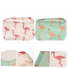 OHPHCALL 2pcs Cotton Linen Storage Baskets Random Pattern Soft and