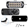 12pcs Ultra Slim 12-LED Sync Strobe Lights Kit, Emergency Warning