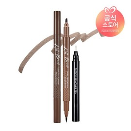 Clio 킬브로우 듀얼 타투펜 기획세트 타투펜+리무버펜 구성 Kill Brow Dual Tattoo Pen Special Set Tattoo Pen + Remover Pen Configuration