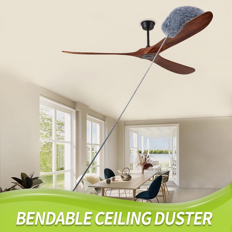 IVYROLL Cobweb Duster with Extension Pole, Spider Web Brush &
