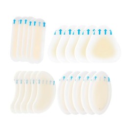Uskerb 20 Pack Blister Plasters for Feet C Waterproof Soft Gel Cushion for Blisters, and Calluses C Comfortable Protection for Active Lifestyles