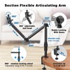 JUBOR Overhead Camera Mount for Desk, Adjustable Camera Arm Desk