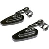 MotorToGo 1 Pair Arrow Black CNC Handlebar Bar End Motorcycle