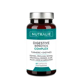 Verdauungsenzymkomplex - Bromelain Kurkuma Aloe Vera - Reduziert Gase und Bläten - Darmbacterien Kulturen- Digestive Enzymes Bakterienkulturen - Vegan - 60 Kapseln - Nutralie