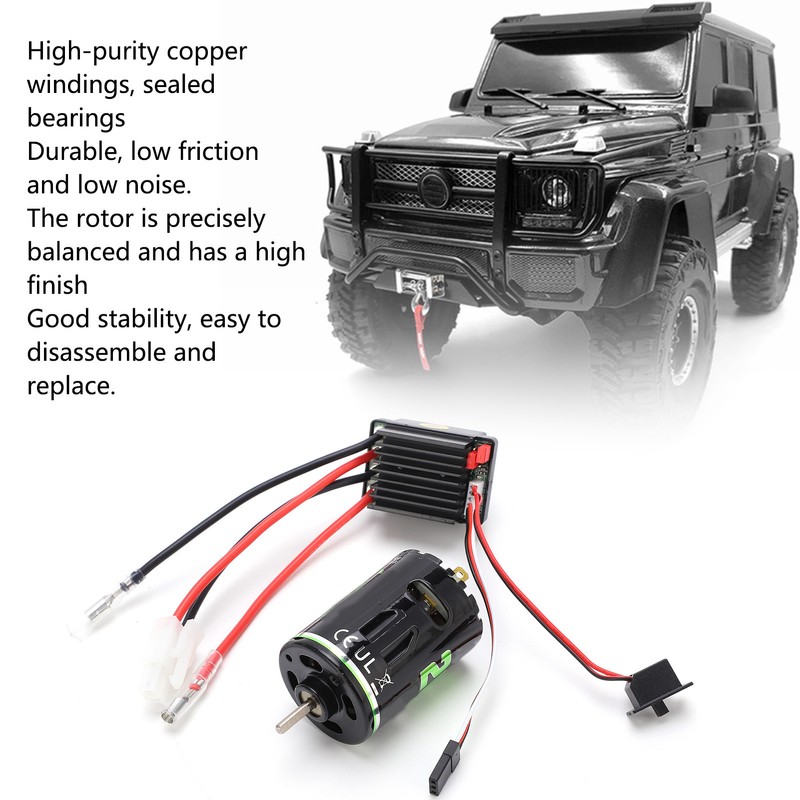 High Torque 540 Brushed Motor 320A ESC Combo Set for