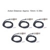5Pcs Proximity Switch IP65 Waterproof Non Contact 2 Wire Normally