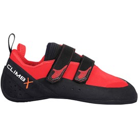 Climb X Rave Strap Climbing Shoe 2018 (7.5, Red)