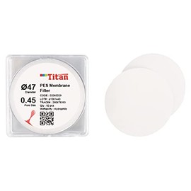 ADAMAS-BETA 100/Pk Micron Filter PES Membrane Filter 0.45um 47mm Micro Disc Membrane Filters for Laboratory Filtration
