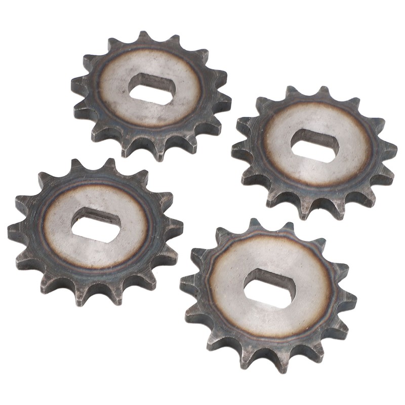 4Pcs 428 14T Chain Sprocket 12x17mm H Hole Steel Electric