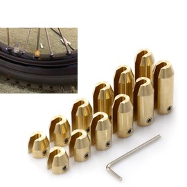 Universal Motorcycle Reusable Brass Wheel Spoke Balance Weights Refill for Super Motor,Dual Sport,Metric Cruisers,Vintage,etc (12)…