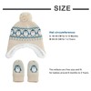 MASOCIO Baby Hat Mittens Set Winter Boys Girls Toddler Kids