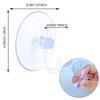 FUYOAL 8 Pcs Suction Hooks, Clear Towel Hooks Window Suckers