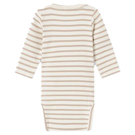 NAME IT Unisex Baby Nbnbani LS Body Noos Long Sleeve Bodysuit, Pure Cashmere