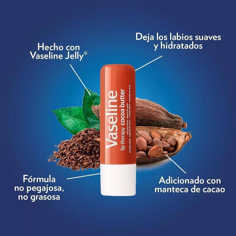 Vaseline Lip Therapy Stick with Petroleum Jelly - 2 Pack