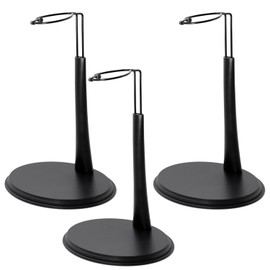 1/6 Scale Simple Doll Stand, Tamashii Stage Pedestal, Drawing Doll W 5.3 x D 3.8 x H 4.7 - 7.9 inches (136 x 97 x 120 - 200 mm), Display Stand, Waist Circumference (3 Pieces/B) Aisaki