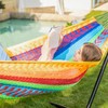 PNAEUT Mayan Hammock, Handwoven XL Thick Soft Rope Hammocks for
