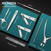 MR.GREEN Juego de manicura para pedicura, de acero inoxidable, herramientas