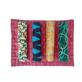 Handmade cotton Napkin Set of 4 - Kitchen Towels Table Decor Napkin - 18-inch Square - Reversible cotton tea Towel