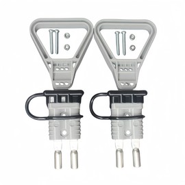 Losato 175A Electric Winch Wire Connector with Handle for 2 to 4 Cables, 12V to 36V Battery Quick Connection Disconnect Device for Automotive, Rechargeable Batteries, Winch Lift Motors. (2 Pieces)