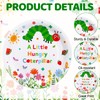 100Pcs Hungry Caterpillar Paper Plates 9 Inch A Little Hungry
