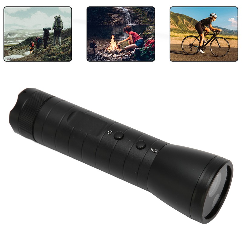 Flashlight Video Camera 1080P 5 Lighting Modes 2200mAh 120 Degree