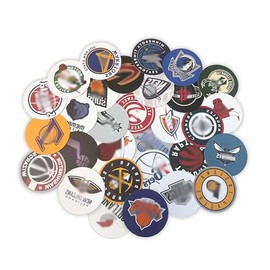 Pro Basketball Team Cardstock Cutouts Rounds 30pk 3” Inches Bulk Pack Circles Sports National League for Freshie Bake Aroma Scented Oil Resistant