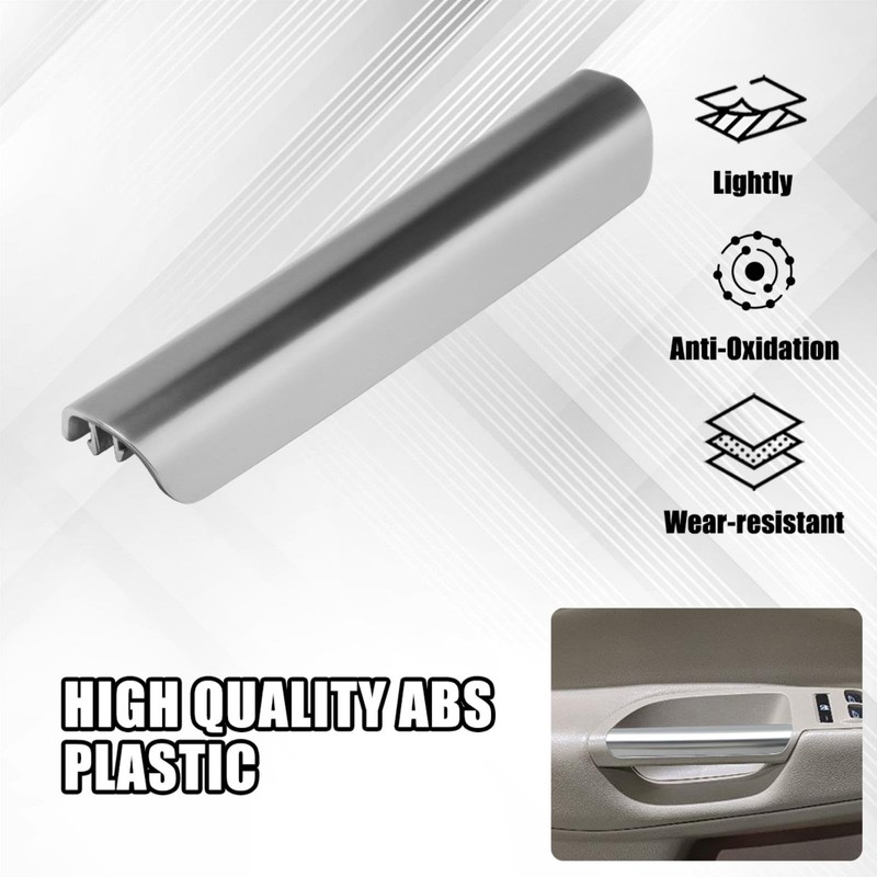 Jerbor Silver Interior Armrest Front Pull LH Door Handle Grab