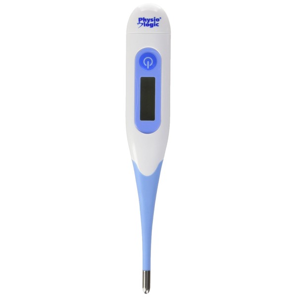 Physio Logic Digiflex 10 Digital Thermometer with Ten Second Results, Clinically Proven Accuracy in Less Than Ten Seconds, Fahrenheit or Celsius, Flexible Tip for Added Comfort and Safety