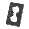 Rear Water Cup Holder Frame Cover Trim Carbon Fiber Look
