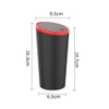 FONGKNOX 2PCS Car Trash Can - Practical Mini Trash Can,