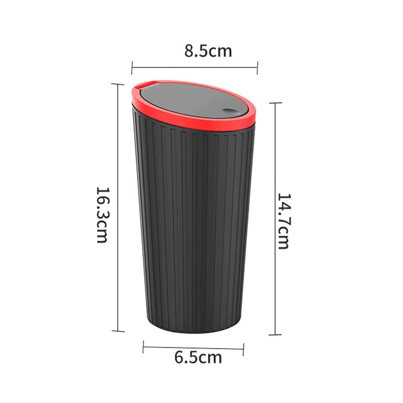 FONGKNOX 2PCS Car Trash Can - Practical Mini Trash Can,