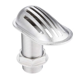 Mgoodoo 1pc Stainless Steel 316 Marine Boat Intake Strainer Thru-Hull Inlet 1" Filter Scoop