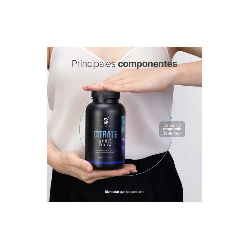 Citrato De Magnesio 240 Cápsulas B Life Citrate Mag