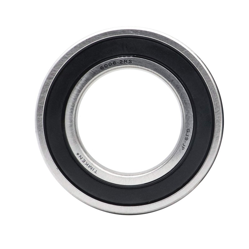 2PACK TIMKEN 6006-2RS Double Rubber Seal Bearings 30x55x13mm, Pre-Lubricated and