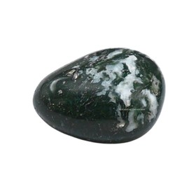 1 oz Moss Agate Crystal Tumbled Stones Polished Rocks - Natural Gem Stones for Healing - DIY Crystals for Protection