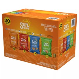 SunChips Sun Chips Whole Grain, Variety, 1.5 oz, 30-count