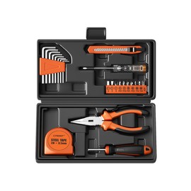 Household Tool Kit Set - 35-Piece Home Repair Toolbox with Wrench, Screwdriver, Pliers & More | Essential DIY Tools for Men & Women, Garage, Workshop, Car Maintenance