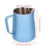 304 Stainless Steel Frothing Pitcher Coffee Milk Frothing Jug with