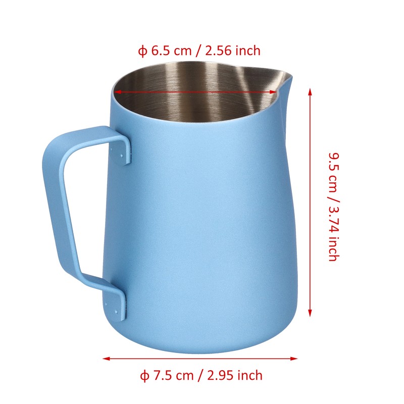 304 Stainless Steel Frothing Pitcher Coffee Milk Frothing Jug with