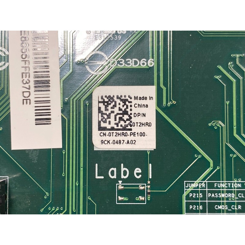 Dell NEW Dell XPS 8930 Intel LGA1151 Z370 Motherboard T2HR0