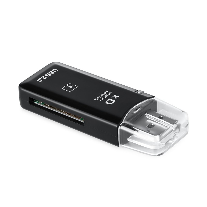 E-tech eTECH USB2.0 - Lector de Tarjetas de Memoria xD
