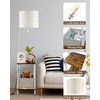 Lightdot 56" Floor Lamp with Table & Storage Bag, Dimmable