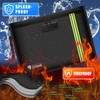 ZJTAPE Fireproof and Waterproof Bag with Lock - Document Bag